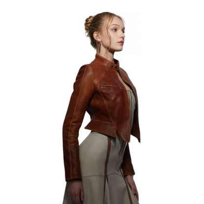 Jayden Bartels Daredevil Born Again Cropped Leather Jacket Live