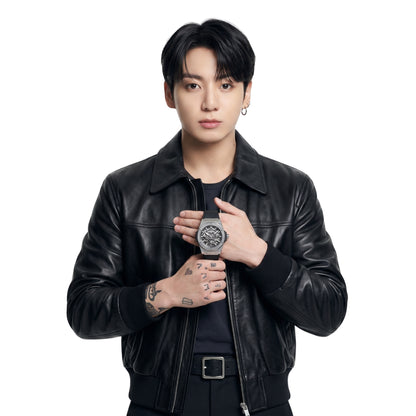 Jung Kook Watch Event 2026 Black Leather Jacket