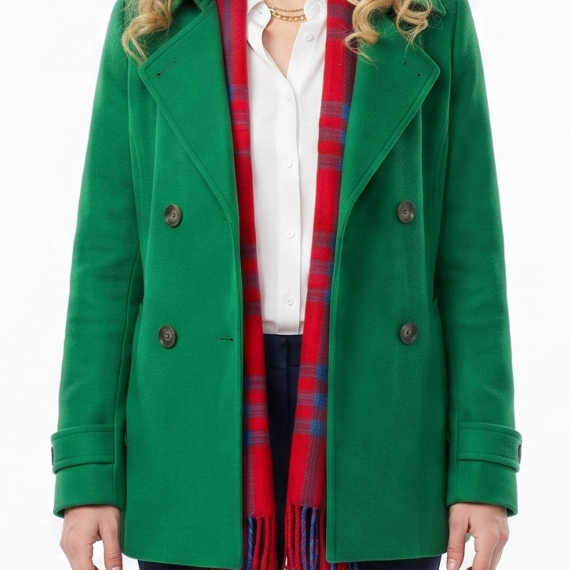 Just Like a Christmas Movie Marlie Collins Green Coat Order Today