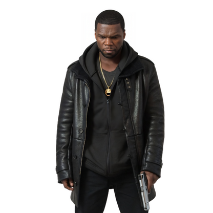 Kanan Stark Power Season 5 Black Leather Jacket