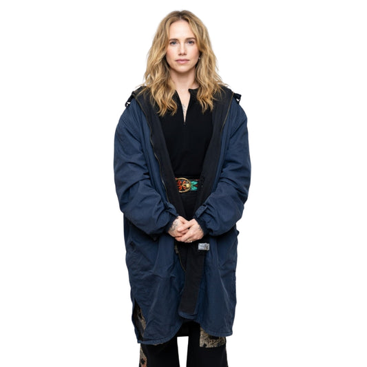 Karen Sirko Daisy Jones & The Six S01 Blue Hooded Coat