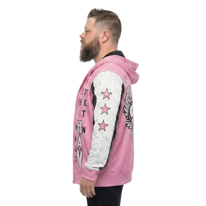 Kevin Owens Pink Wrestling Jacket From SmackDown