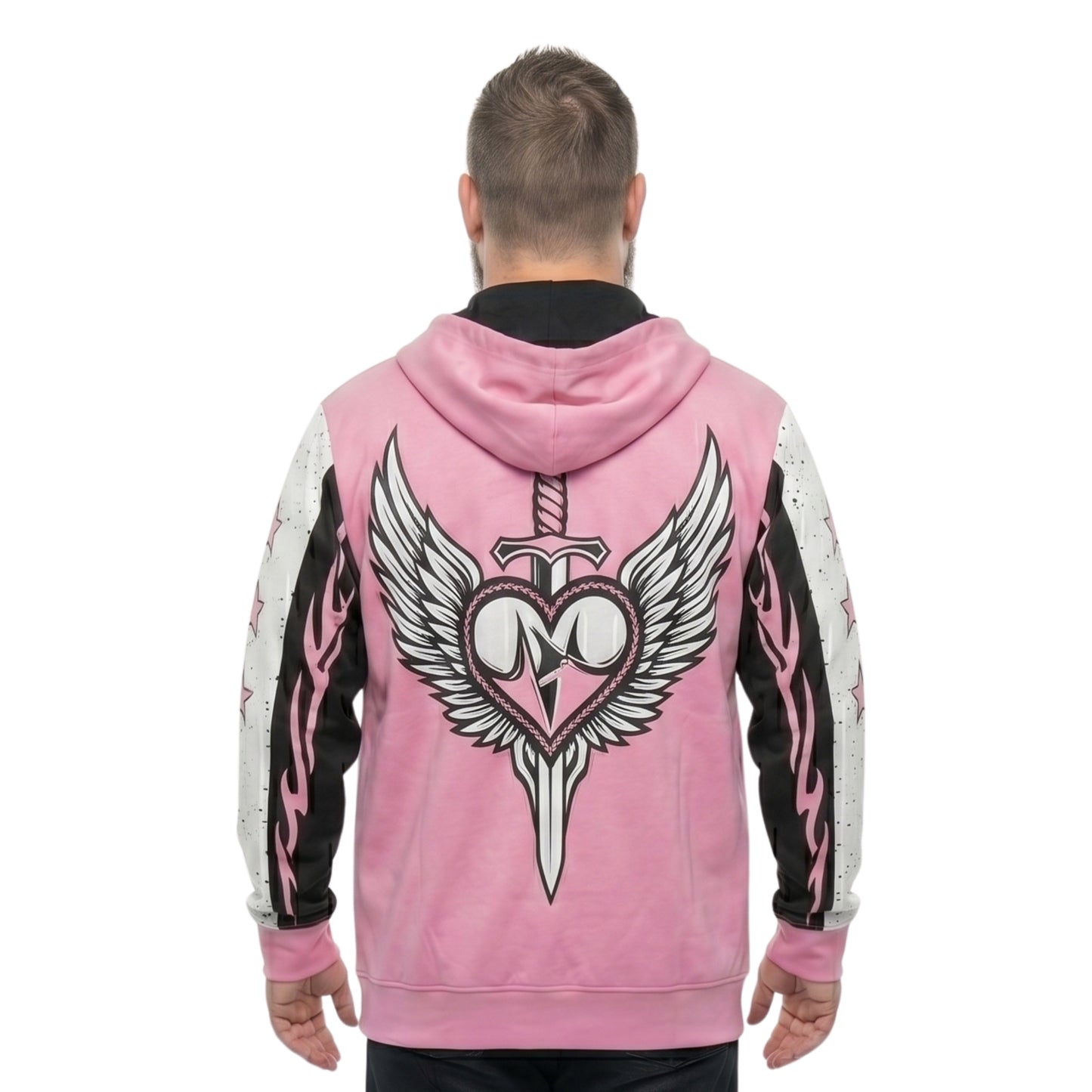 Kevin Owens WWE Pink Satin Bomber Jacket