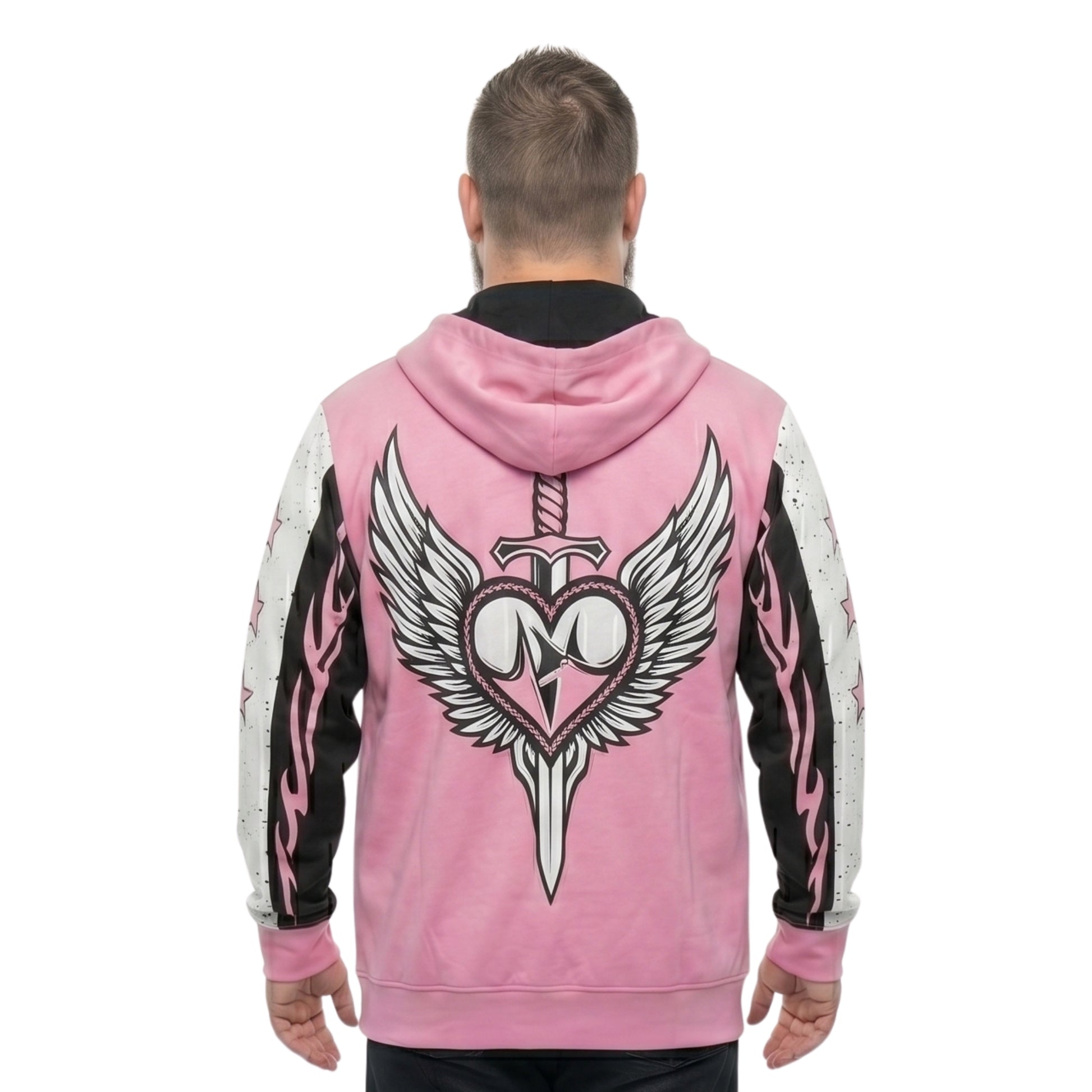 Kevin Owens WWE Pink Satin Bomber Jacket