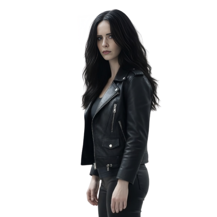 Krysten Ritter Daredevil Born Again Leather Jacket Live