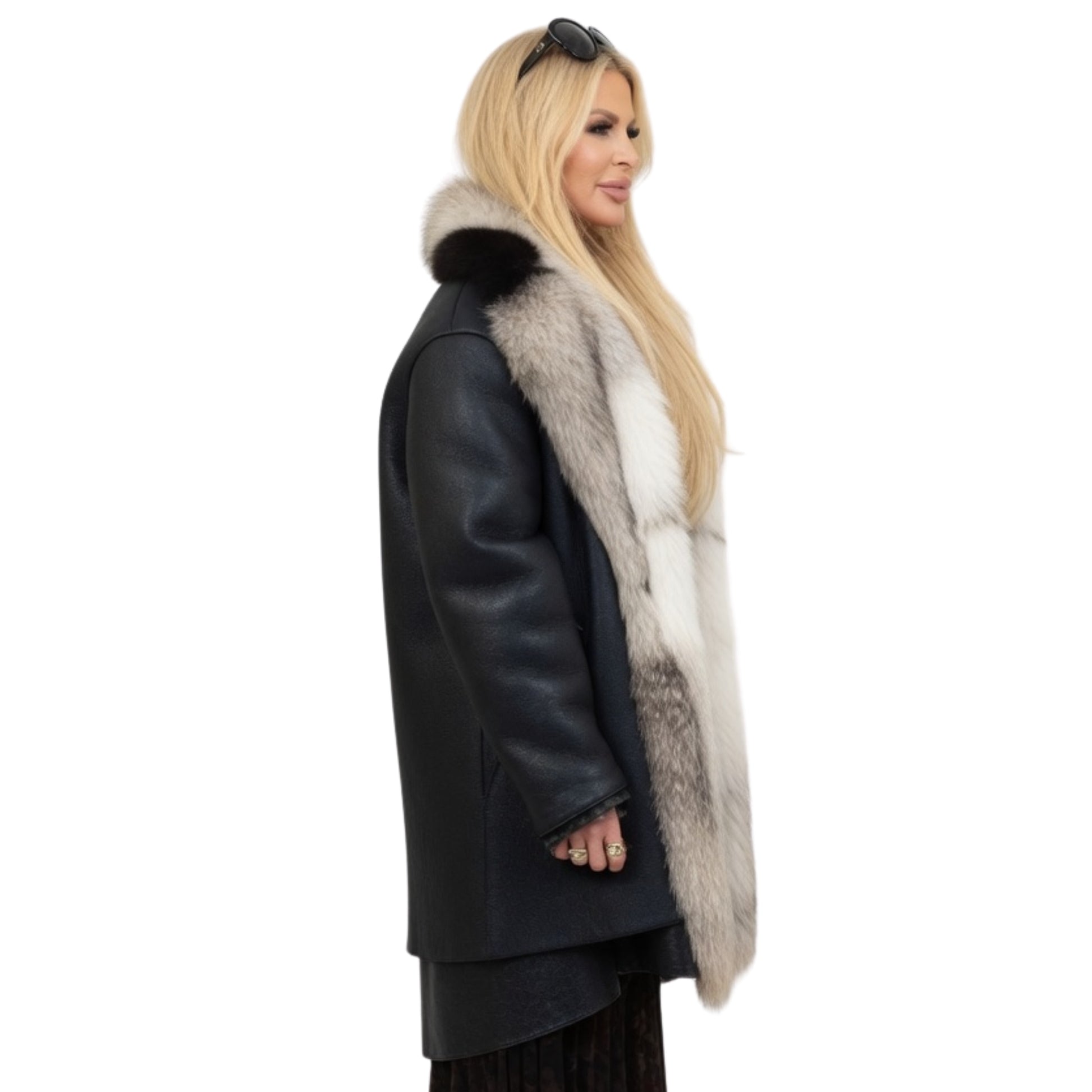 LA Airport Jessica Simpson Winter Coat
