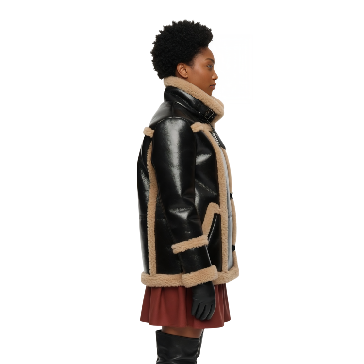 Lena Waithe Master of None Shearling Leather Jacket Order Now