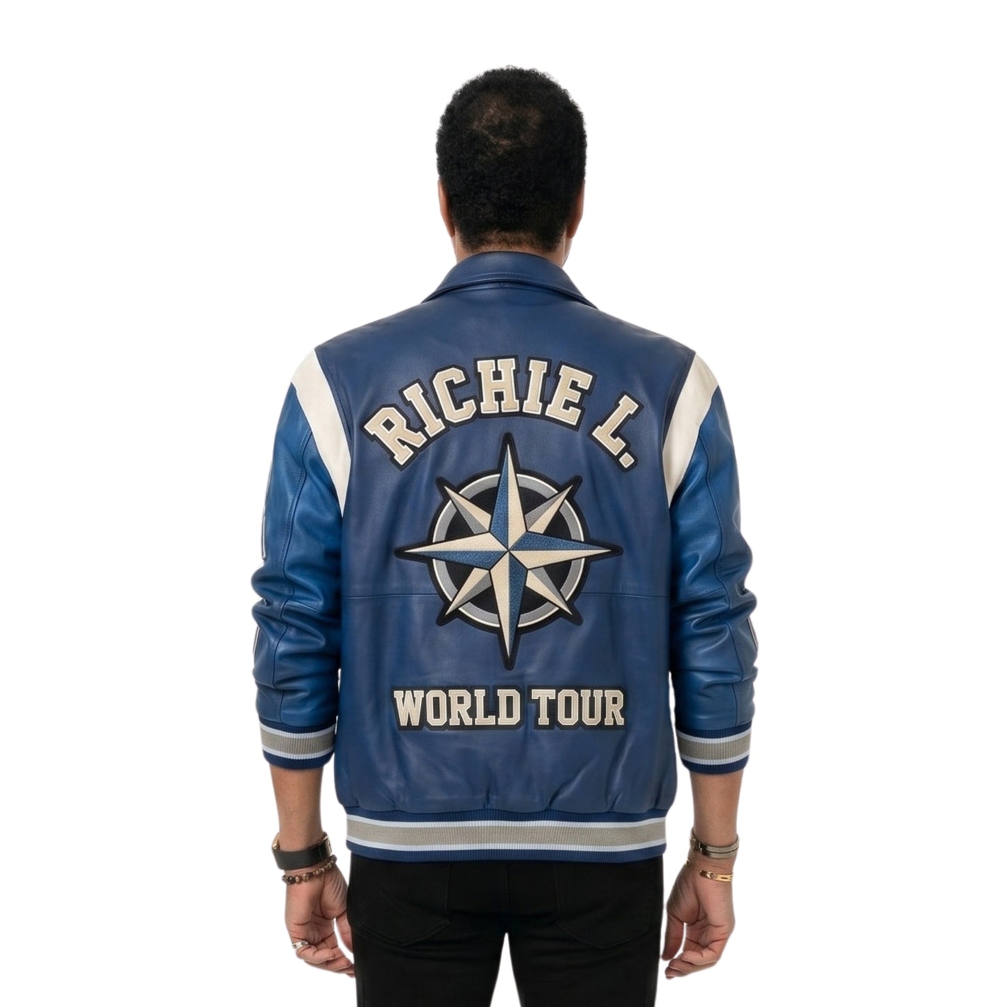 Lionel Richie American Idol 2026 Blue Leather Jacket