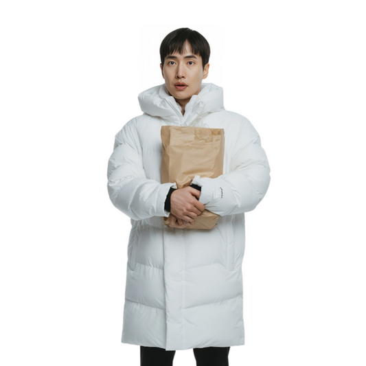 Love All Play Chae Jong-Hyeop White Puffer Coat