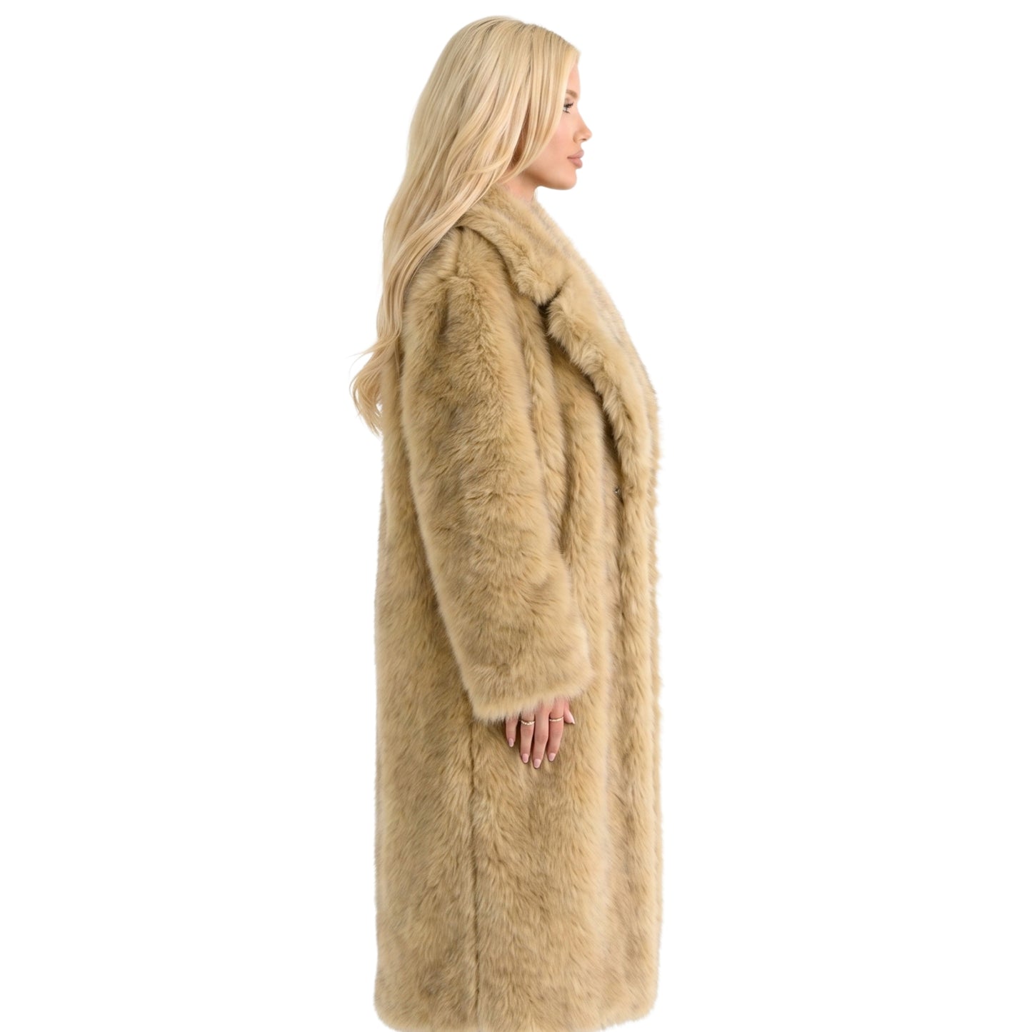 Love Island Beyond the Villa Kaylor Martin Fur Coat Buy Now