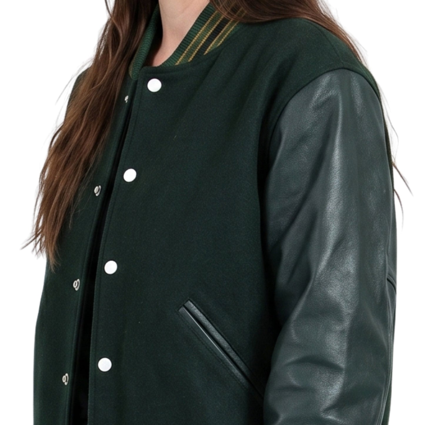 Lucy Green Letterman Varsity Jacket