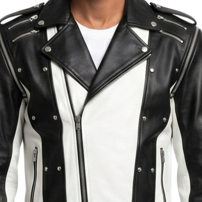 MJ Pepsi Commercial Inspired Leather Jacket