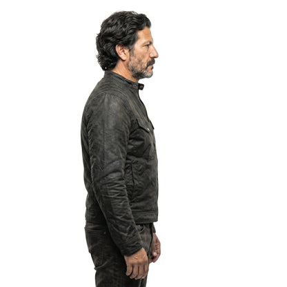 MacGyver Season 4 Russ Taylor Black Leather Jacket