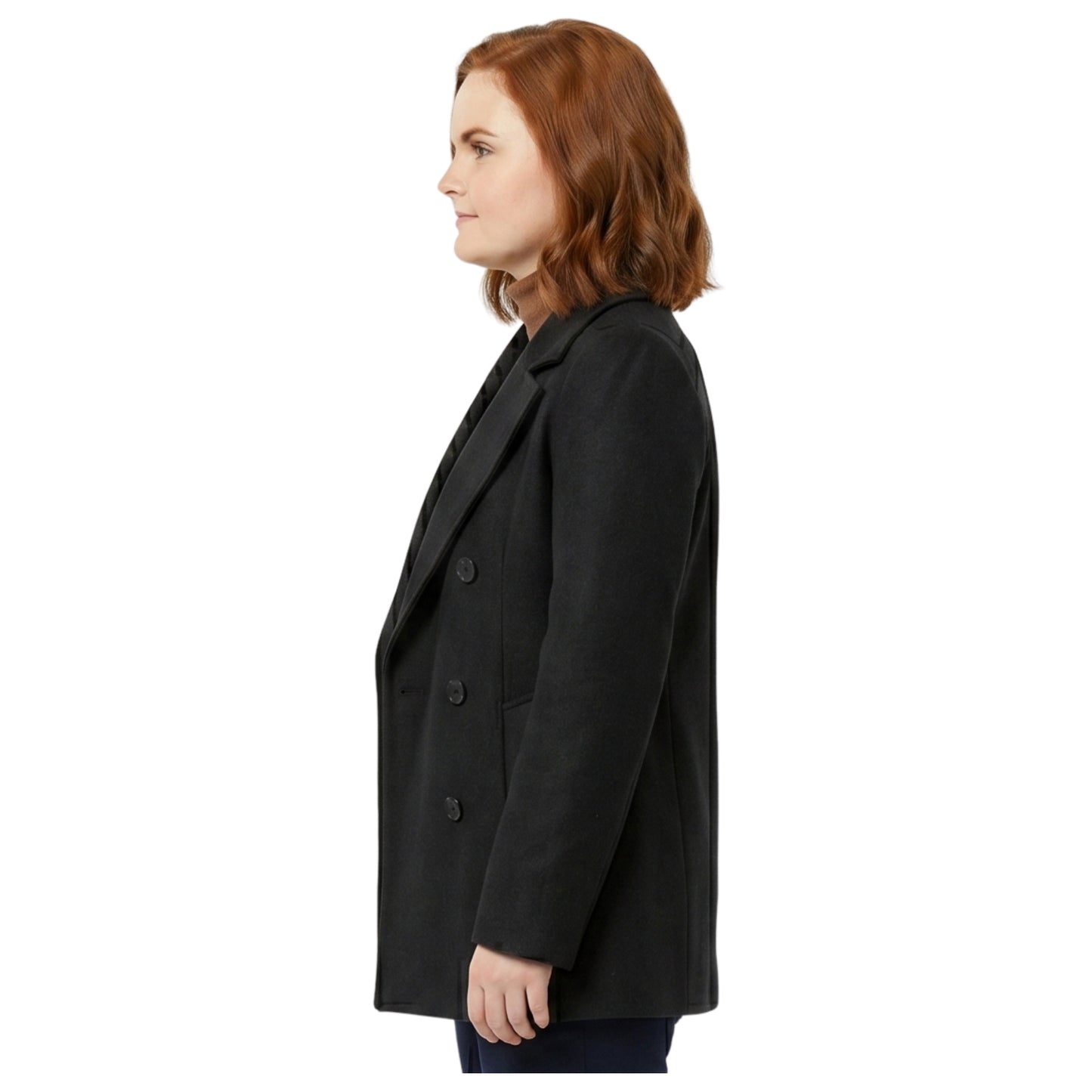 Martha Kaply Jumanji The Next Level Wool Coat