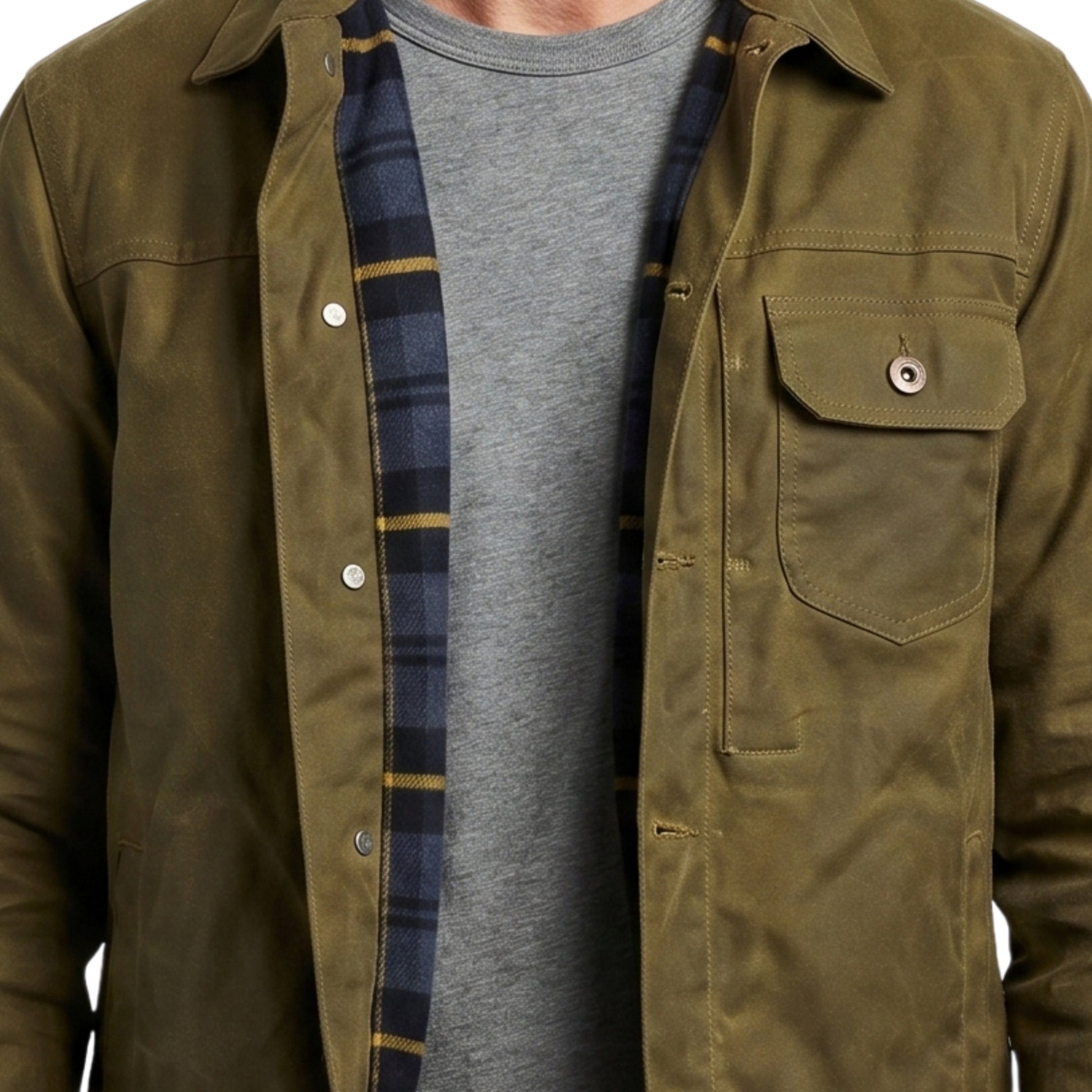 Martin Henderson Virgin River Green Cotton Jacket