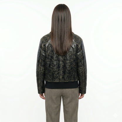 Mattea Conforti NYC Inspired Black Biker Leather Jacket
