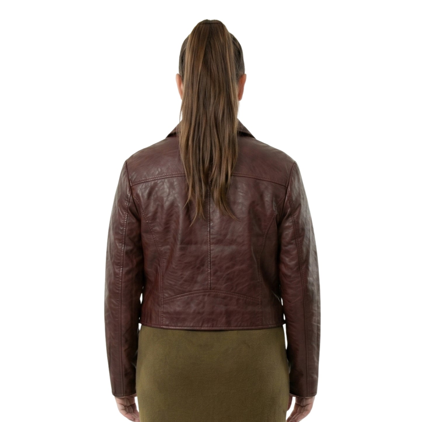 Megan Stalter Celebrity Style Leather Jacket from Hacks