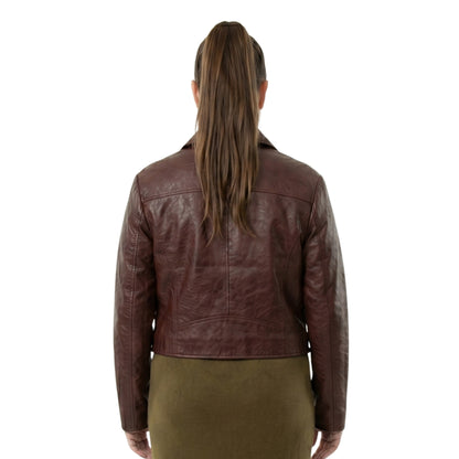 Megan Stalter Celebrity Style Leather Jacket from Hacks