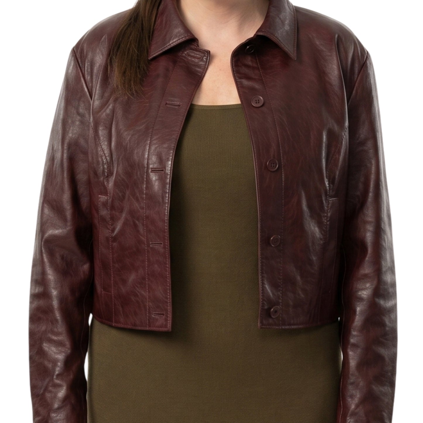 Megan Stalter Hacks 2026 Leather Jacket