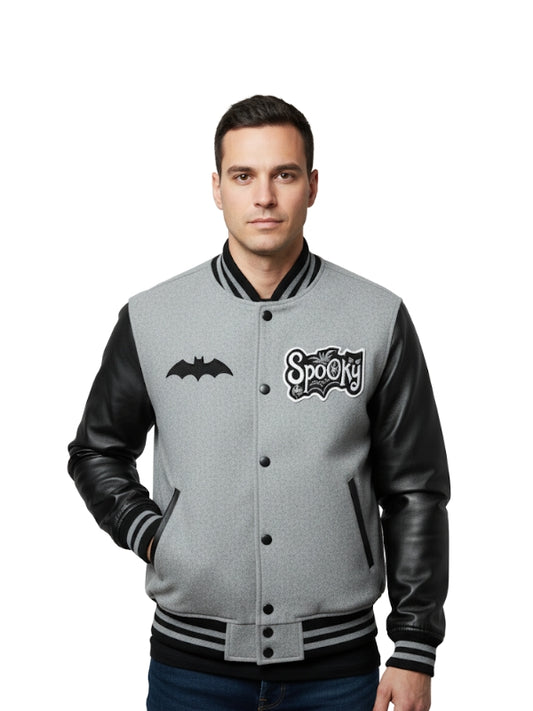 Men's Halloween Spooky Varsity Jacket