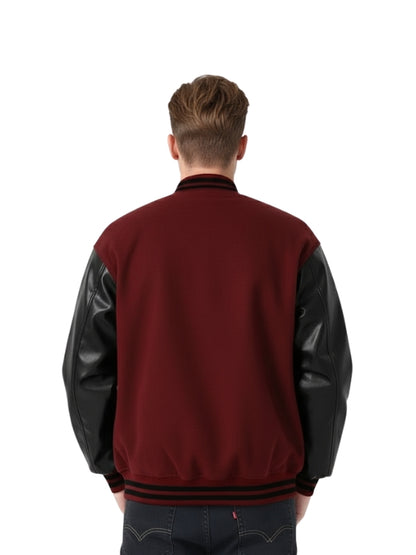 Men's Skeleton Baseball Varsity Jacket