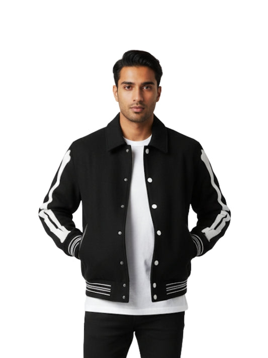 Men’s Skinbone Varsity Jacket