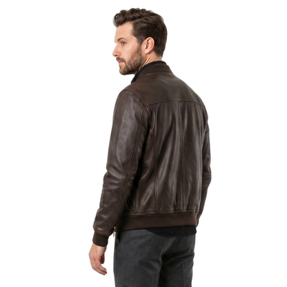 Mens Casual Shirt Collar Black Jacket Get Now 