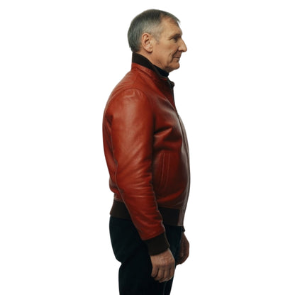 Merkus Kleo Bomber Leather Jacket