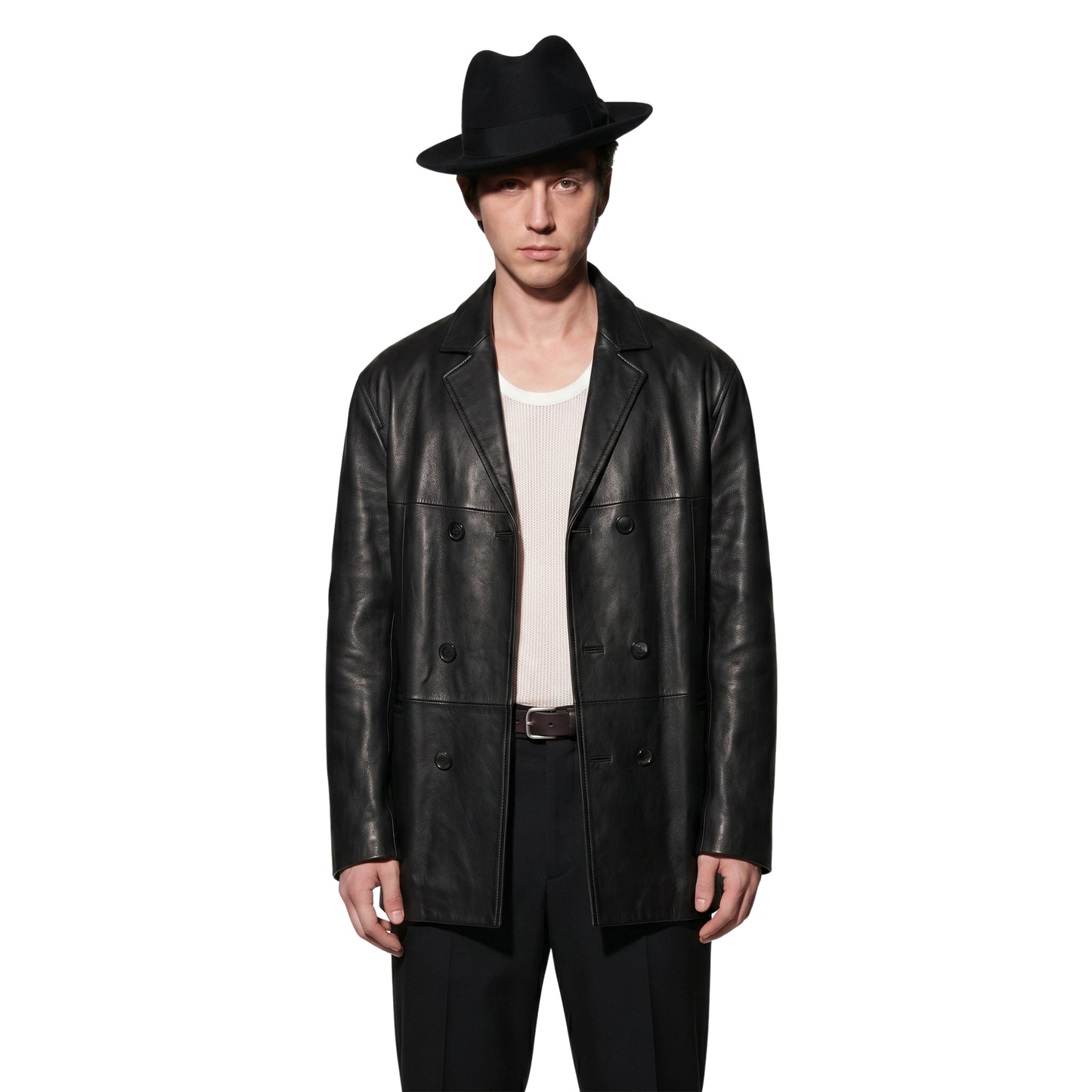 Met Gala 2026 After Party Troye Sivan Black Leather Coat