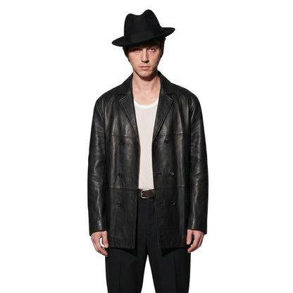 Met Gala 2026 After Party Troye Sivan Black Leather Coat