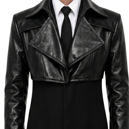 Met Gala 2026 Patrick Schwarzenegger Stylish Black Cropped Jacket