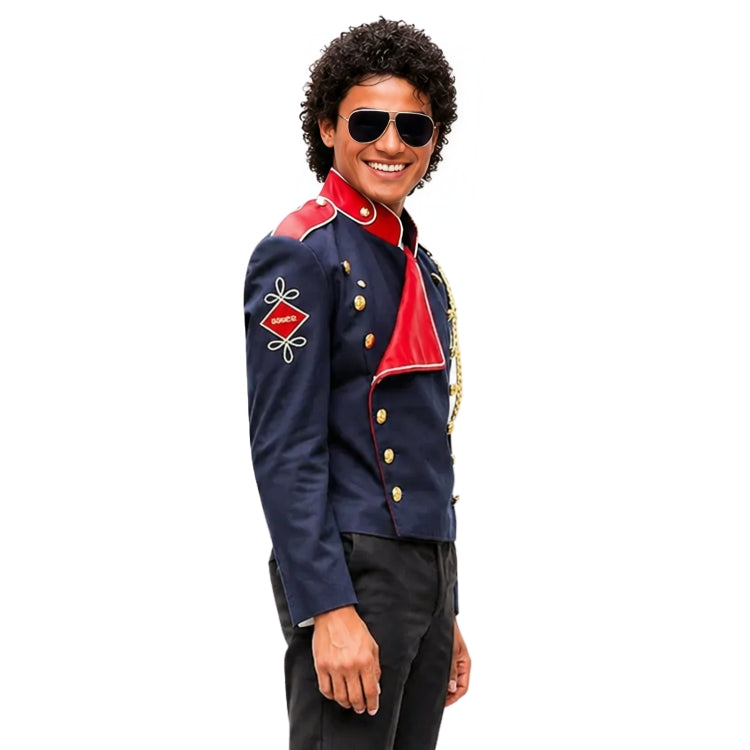 Michael 2026 Jaafar Jackson Blue Jacket
