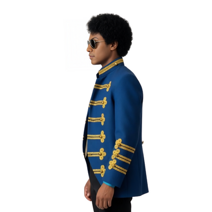 Michael 2026 Jaafar Jackson Blue Jacket Live