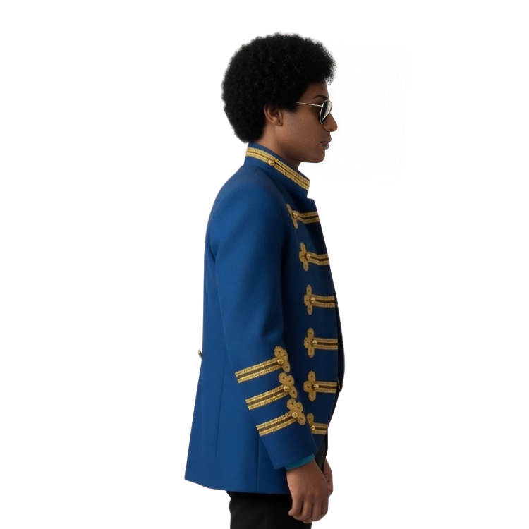 Michael 2026 Jaafar Jackson Blue Jacket Sale