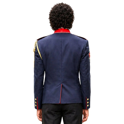 Michael 2026 Jaafar Jackson Blue Jacket