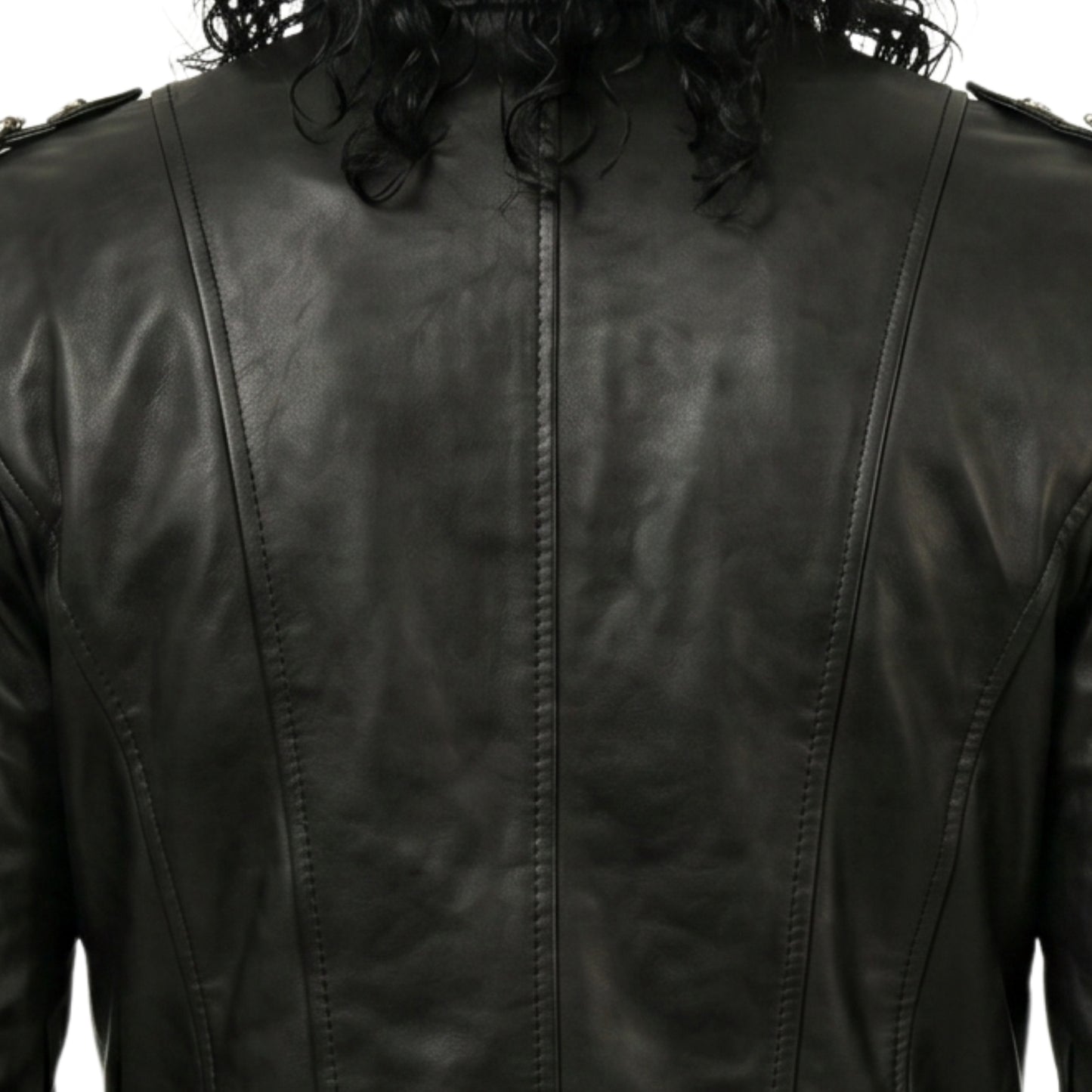 Michael Jackson Bad Tour Black Leather Jacket