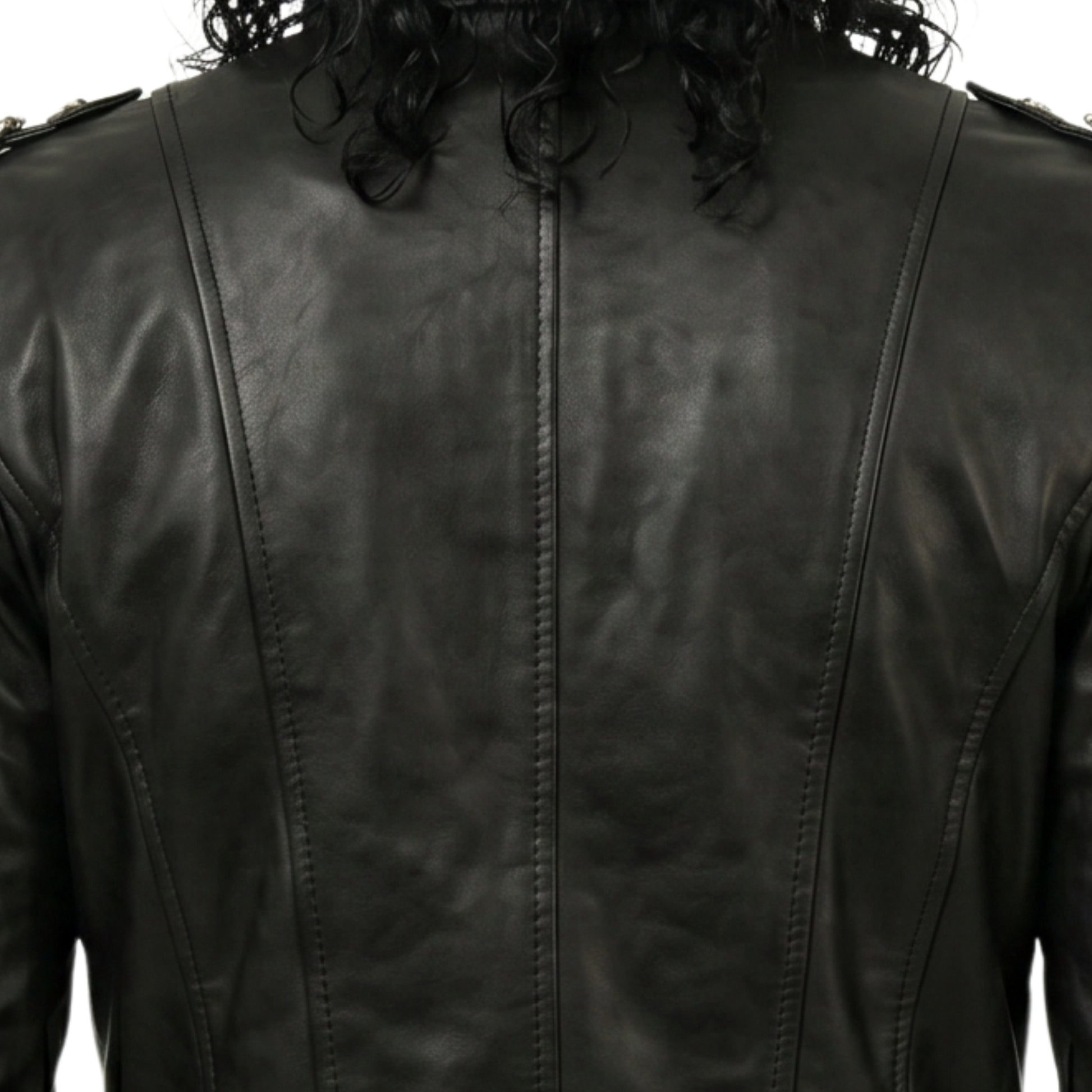 Michael Jackson Bad Tour Black Leather Jacket