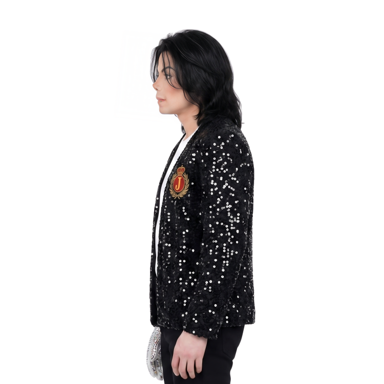Michael Jackson Black Sequin Jacket Sale