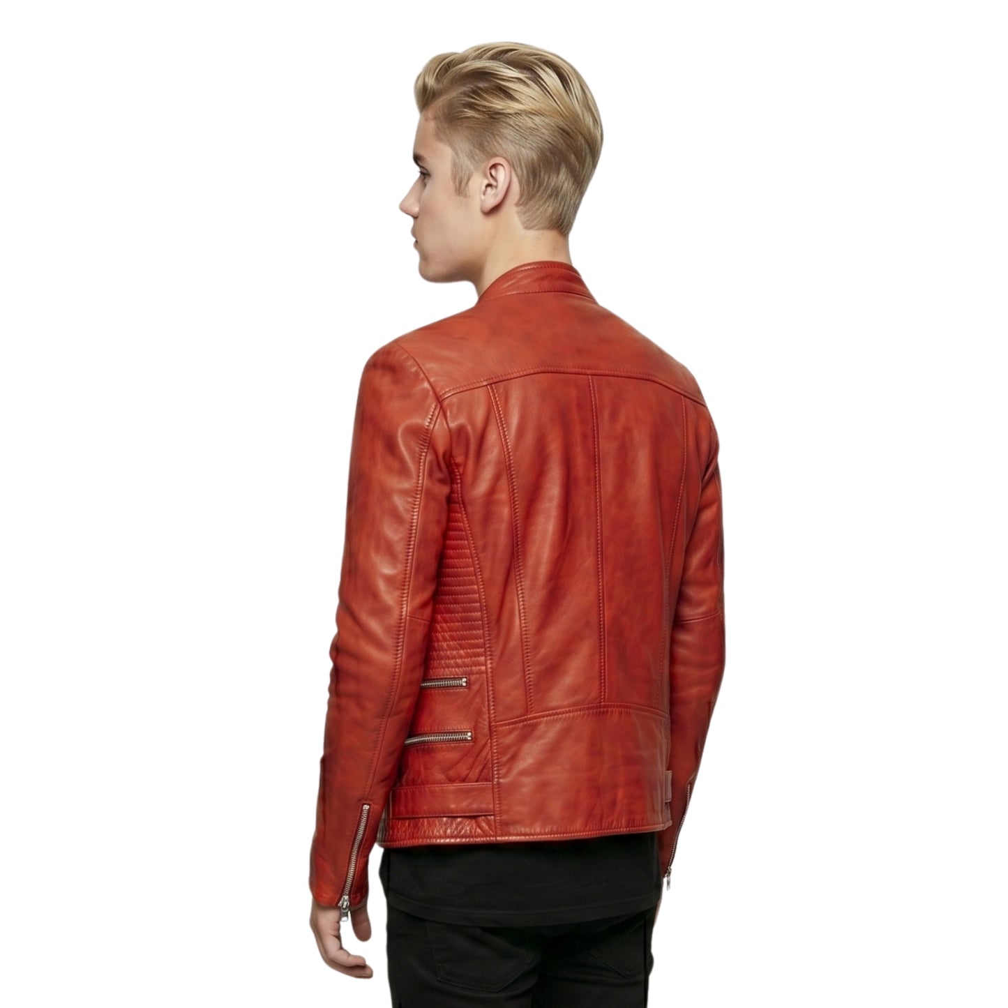 Michael Jackson Inspired Justin Bieber Red Jacket