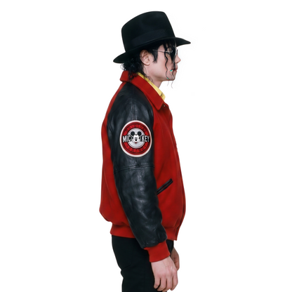 Michael Jackson Mickey Mouse Varsity Jacket Sale