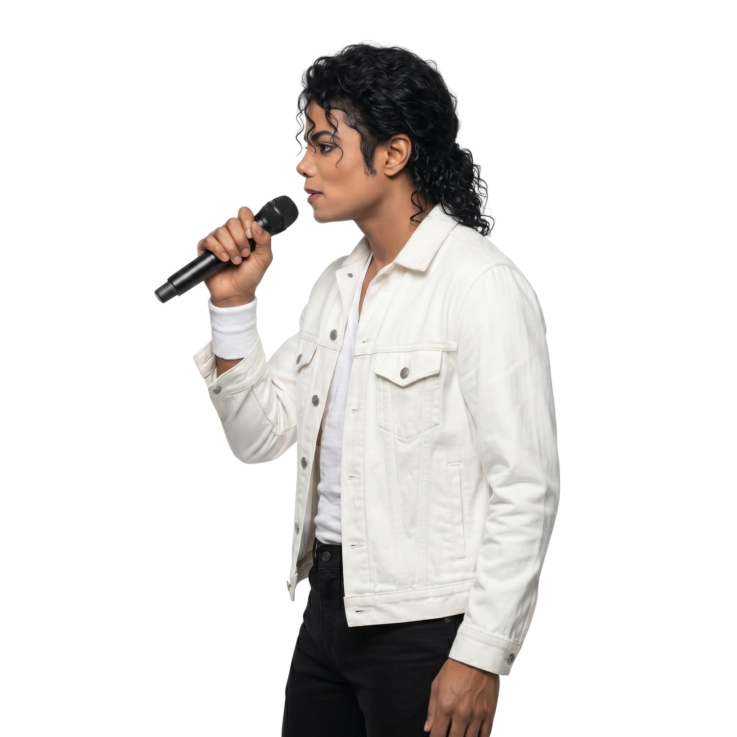 Michael Movie 2026 Jaafar Jackson White Bomber Jacket