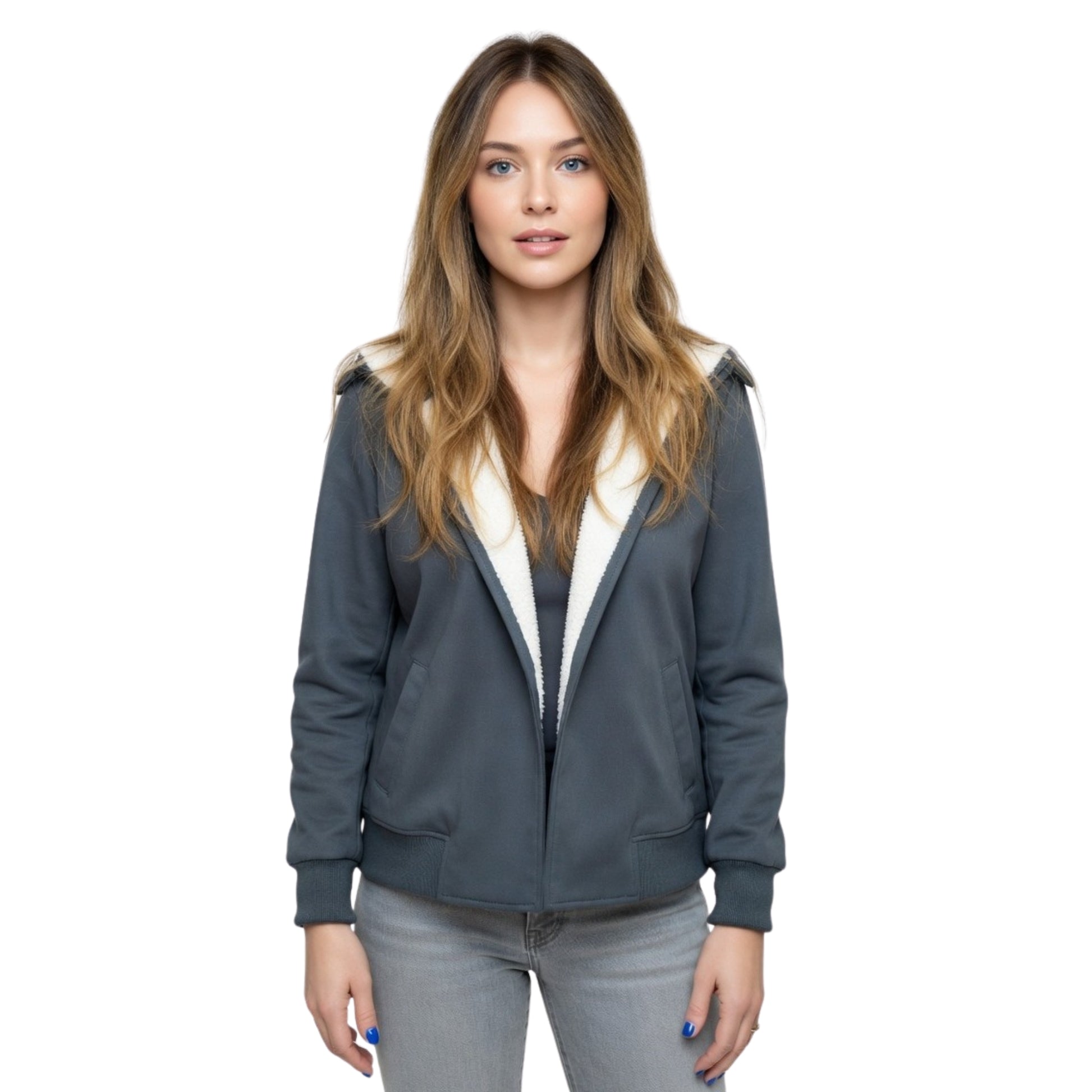 Morgan High Potential Grey Hooded Jacket