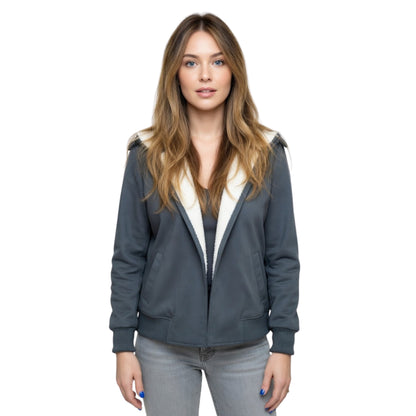 Morgan High Potential Grey Hooded Jacket