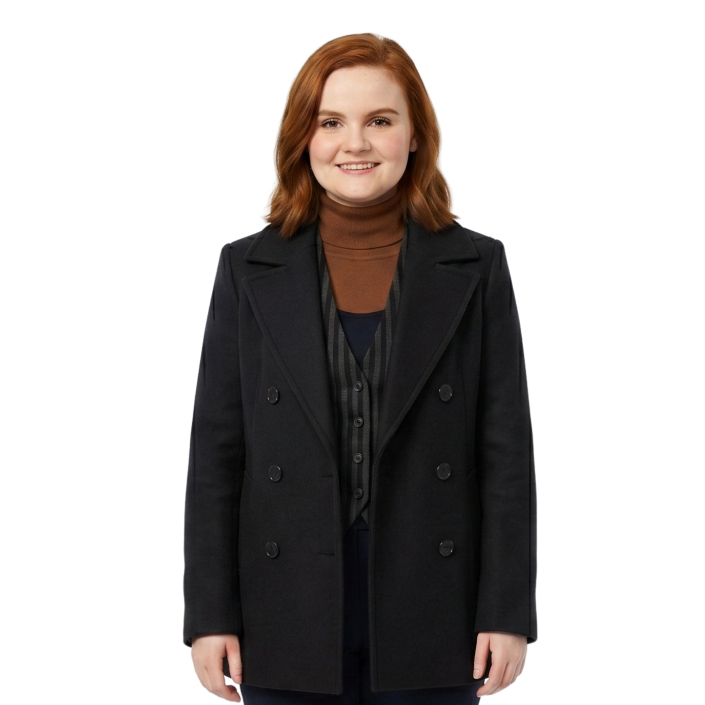 Morgan Turner Inspired Wool Trench Coat From Jumanji The Next Level