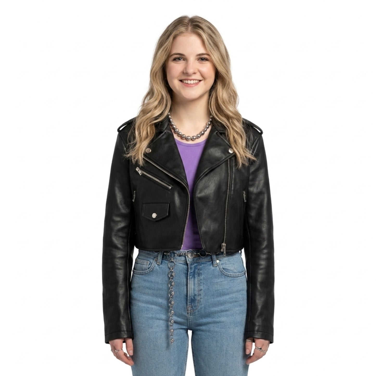 Movie Elevator Game Madison MacIsaac Black Jacket