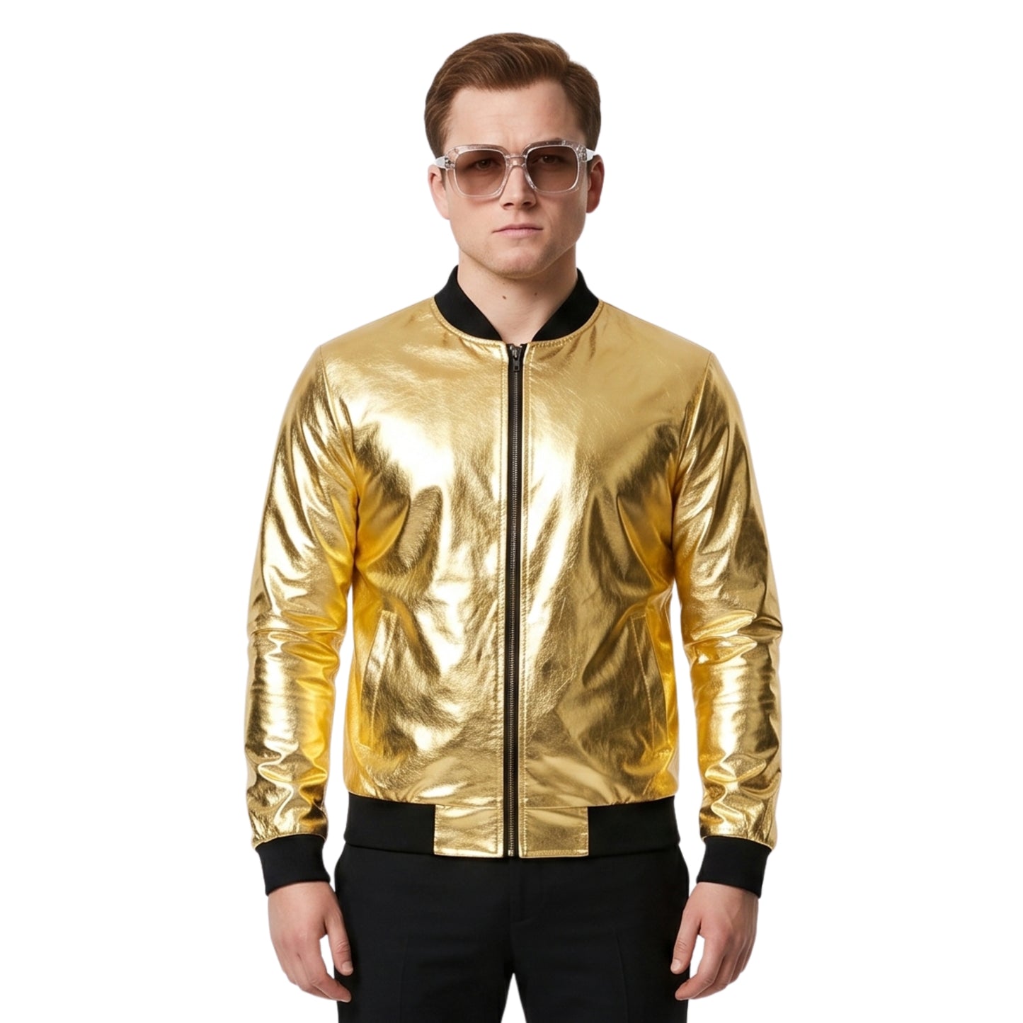 Movie Rocketman Elton John Golden Jacket