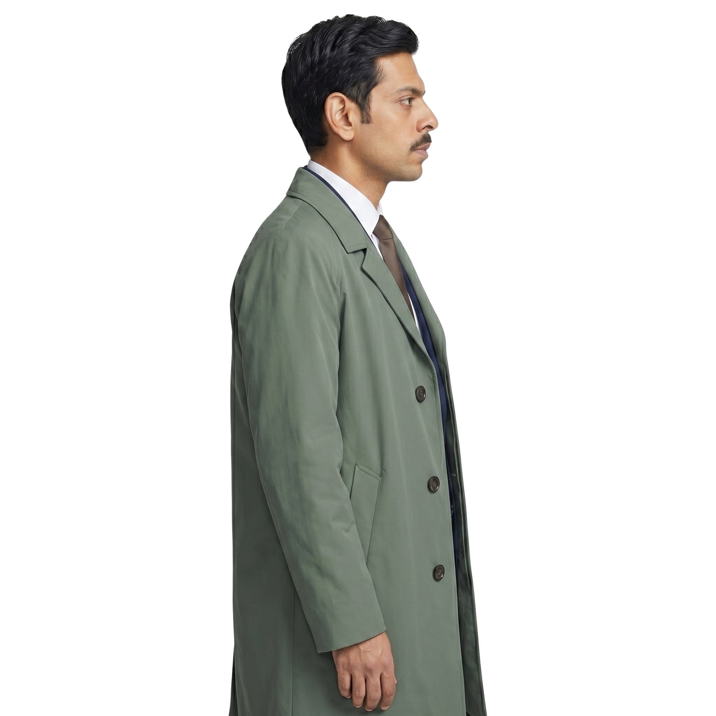 Murder Before Evensong Amit Shah Cotton Trench Coat
