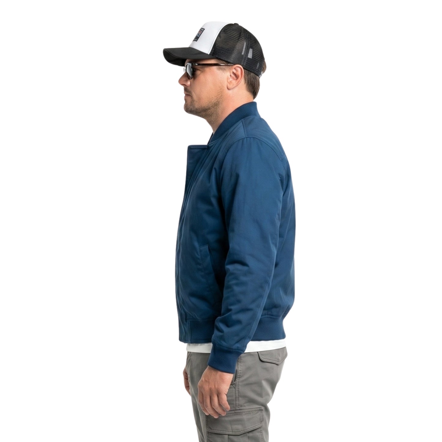 NYC 2026 Leonardo DiCaprio Blue Track Jacket