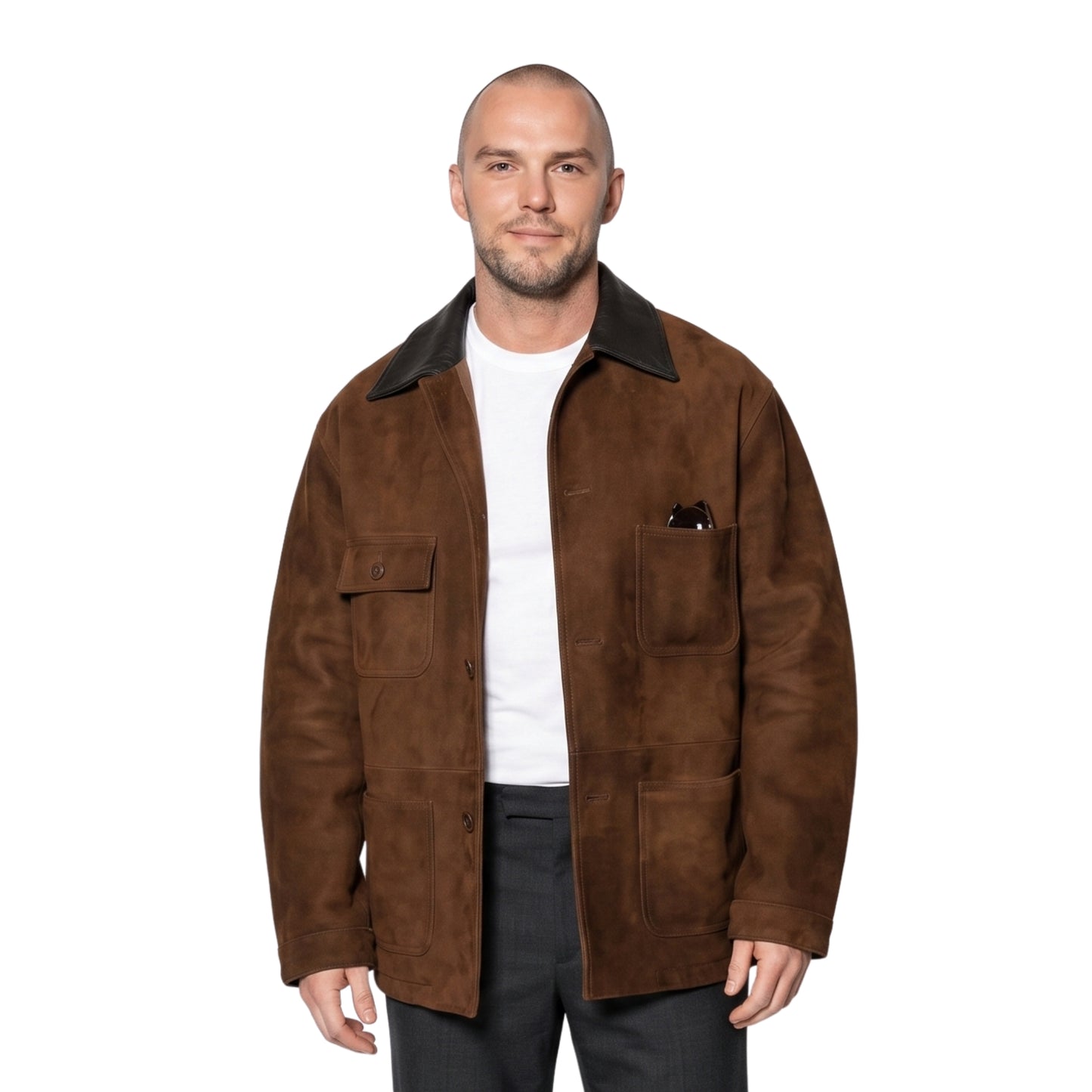 NYC 2026 Nicholas Hoult Jacket