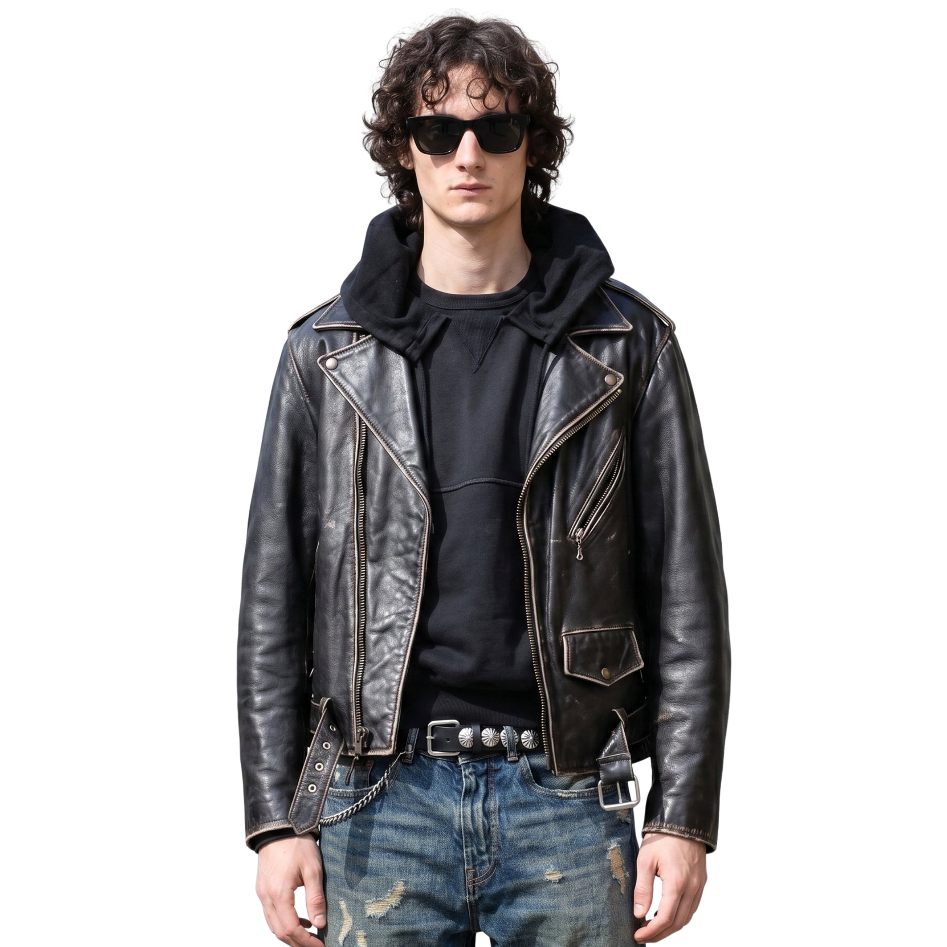 NYC 2026 Sombr Leather Jacket